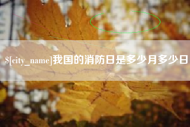 高唐我国的消防日是多少月多少日