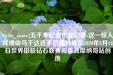 高唐五千米纪录世界纪录-这一惊人成绩由乌干达选手切普特盖在2020年8月14日世界田联钻石联赛揭幕战摩纳哥站创造