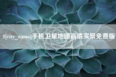 高唐手机卫星地图高清实景免费版