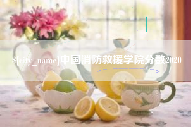 高唐中国消防救援学院分数2020