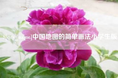 高唐中国地图的简单画法小学生版