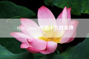 高唐中国十九枚金牌