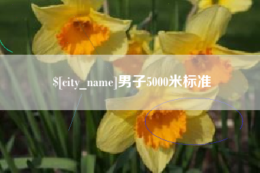 高唐男子5000米标准