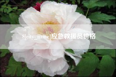 高唐应急救援员价格