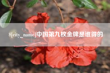 高唐中国第九枚金牌是谁得的