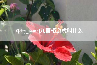 高唐九宫格游戏叫什么
