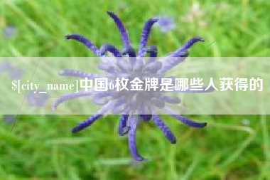 高唐中国6枚金牌是哪些人获得的