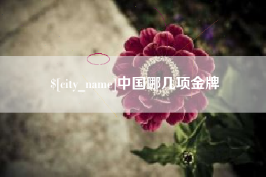 高唐中国哪几项金牌