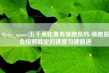 高唐五千米比赛有领跑员吗-领跑员会按照既定的速度匀速前进