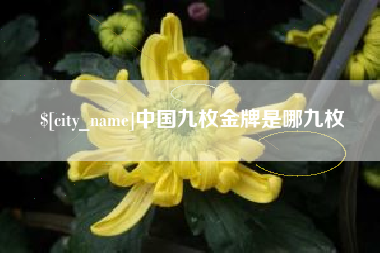 高唐中国九枚金牌是哪九枚