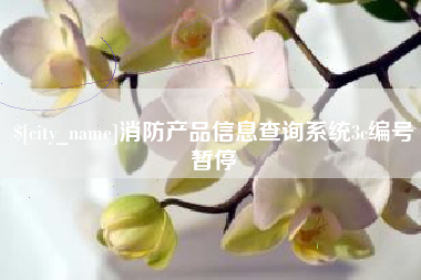高唐消防产品信息查询系统3c编号暂停