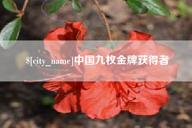 高唐中国九枚金牌获得者