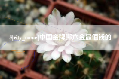 高唐中国金牌哪六金最值钱的