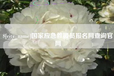 高唐国家应急救援员报名网查询官网