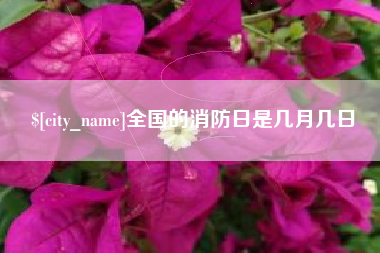 高唐全国的消防日是几月几日