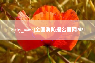 高唐全国消防报名官网2021